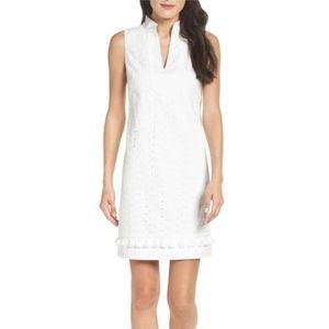 Eliza J Mandarin Collar Lace Shift Dress - NWOT!